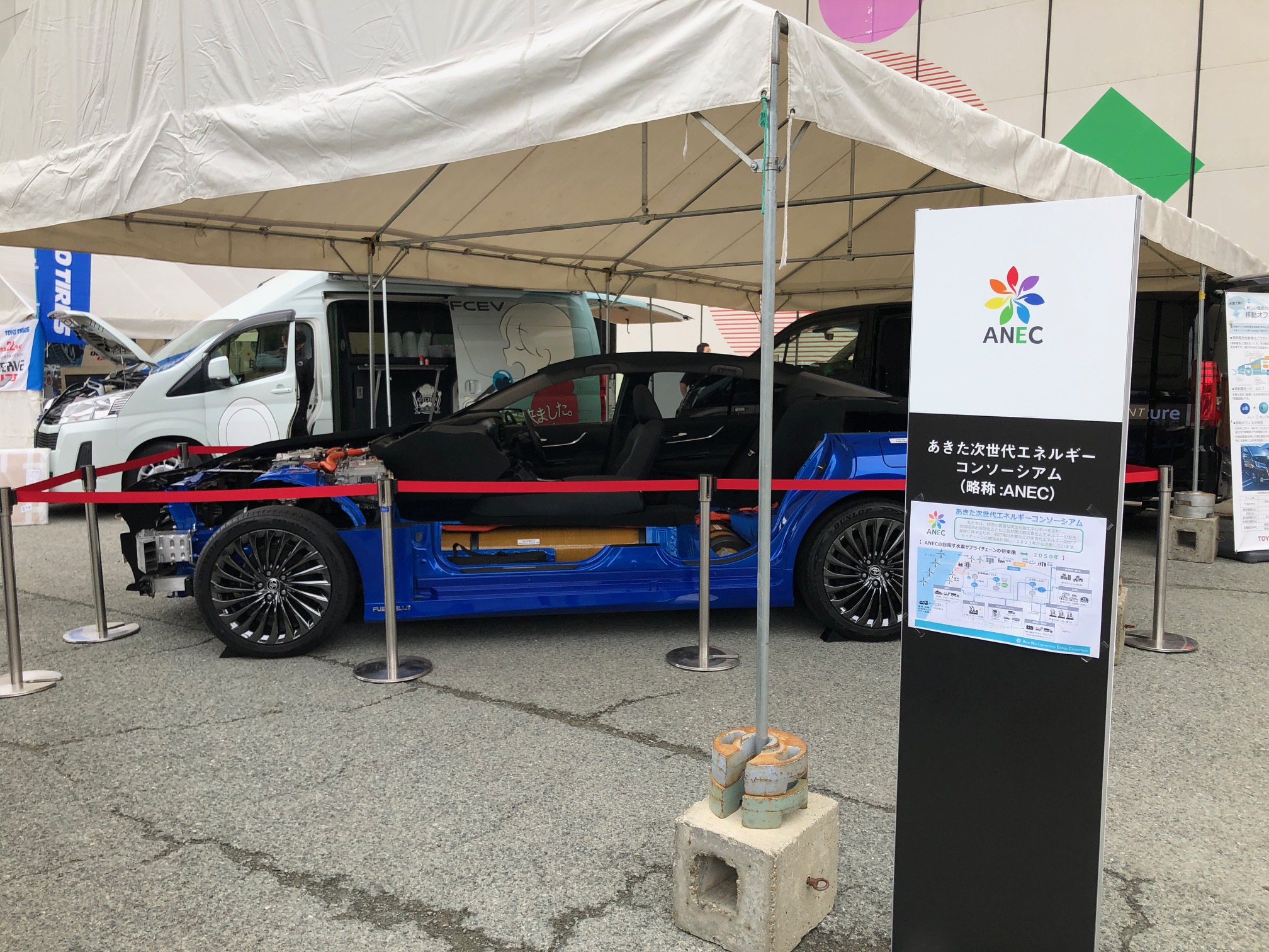 あきたNEXTモーターフェス2025in横手」に初出展しました。 - あきた次